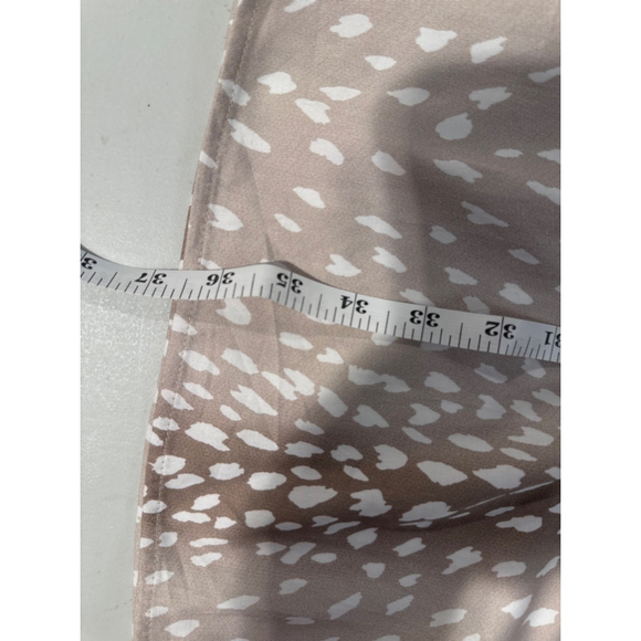 TUCKERMUCK Beige & White Antelope Print ButtonRoyal Shirt Dress L - Picture 11 of 15